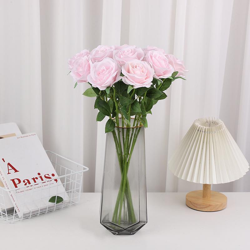 Искусственная роза из шерстяной ткани Cross-Border для домашнего и свадебного декора