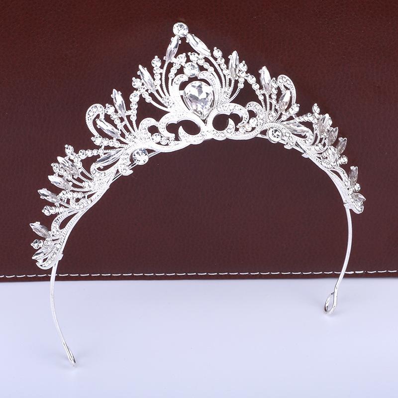 Свадебный головной убор, роскошная новая корона, свадебное платье в стиле барокко, аксессуары для волос с короной на день рождения