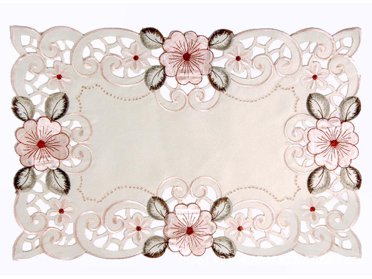 Скатерть из моющейся ткани в деревенском стиле с вышивкой и круглый чехол для кондиционера