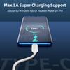 Быстрая зарядка 5A USB Type C кабель для Samsung S20 S9 S8 Xiaomi P30 Mate40 Pro мобильный телефон зарядный провод белый черный кабель