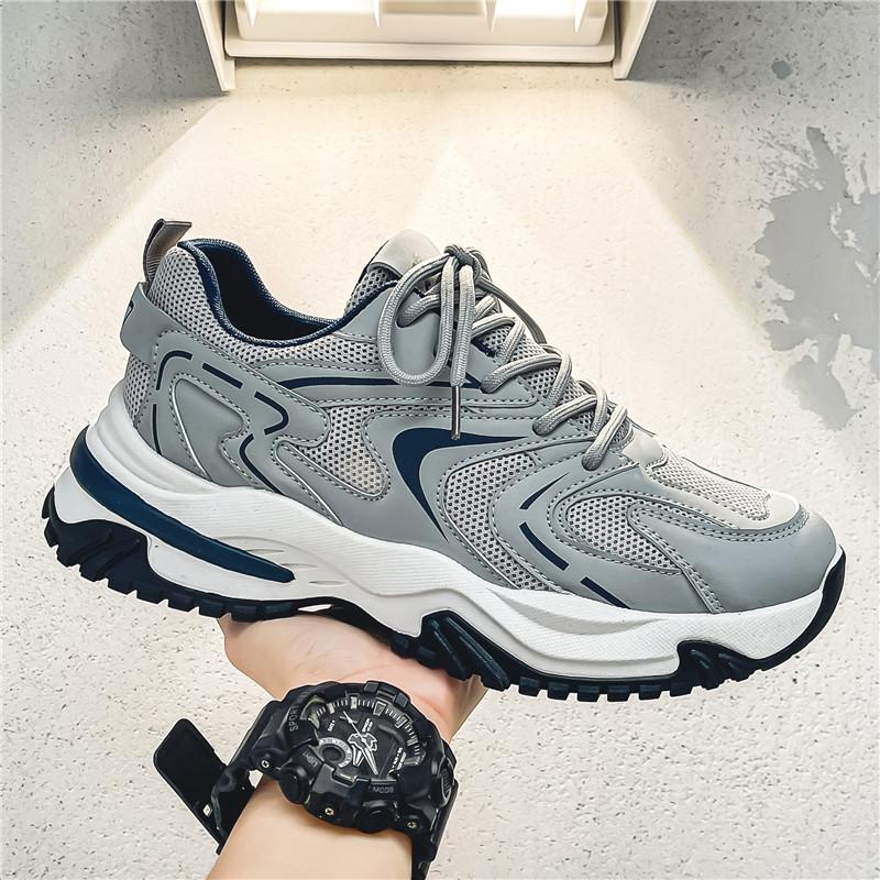 INS Shoes Men Sneakers Breathable Men Casual Shoes Tenis Luxury Trainer Race Chunky Trend Board Running Shoes For Men Footwear