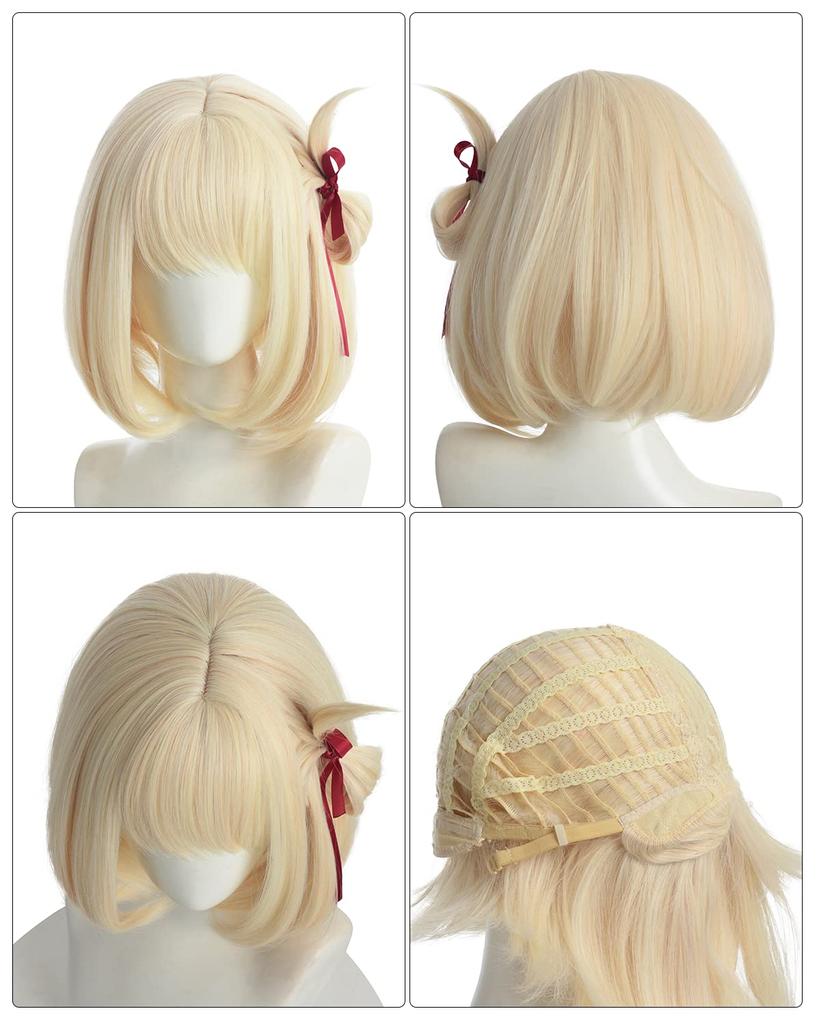 CR ROLECOS Lycoris Recoil Chisaku Nishikigi Takina Inoue с Lycoris Recoil Аниме Косплей Хэллоуин Событие Фотосессия Нисикиги Косплей, Парик,