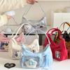 Харадзюку Сумка на плечо Женская Корейская Прозрачная Ita Bag Школьная Сумка через плечо Женская Японский Дизайнер Преппи Сумка-кошелек