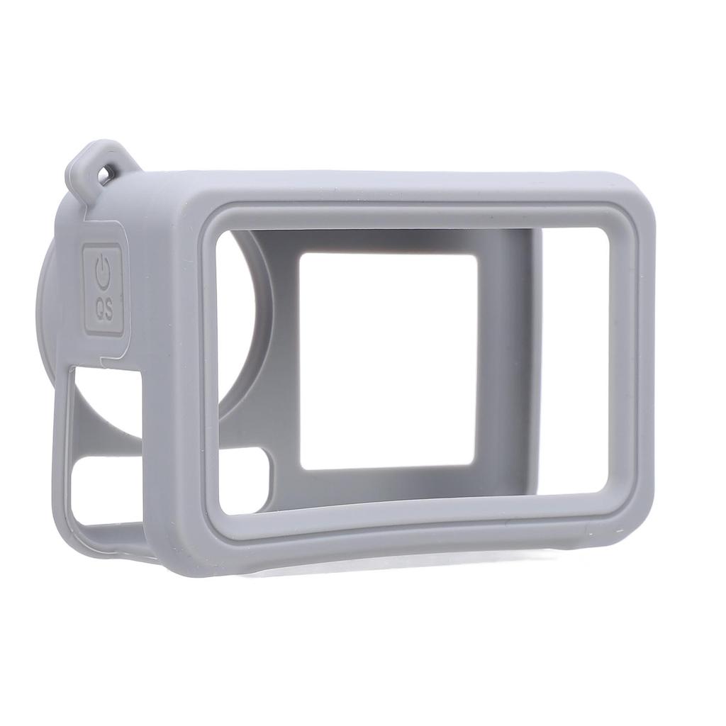 Silicone Case for Action 5 Pro Washable Soft Anti Collision Sports Camera Silicone Cover with Lens Lanyard