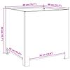 White Plant Pot 40x40x40 cm Steel