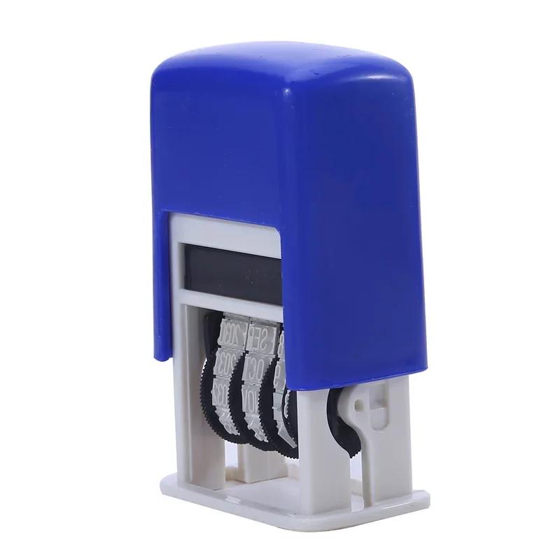 Hot Sale Planner Date Stamp DIY Handle Account Stamps Stamping Mud Set Mini Self-Inking For Office Escolar Supplies Emboss