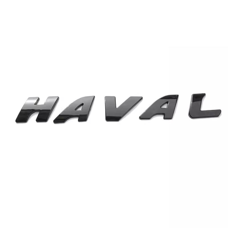 Для Haval H6 GT логотип Автомобильная передняя решетка Черные логотипы Эмблемы для GWM Great Wall Поколение Haval H6 GT