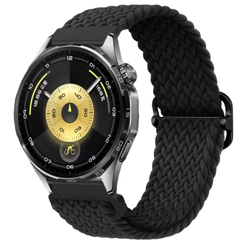 Нейлоновый плетеный ремешок 20/22 мм для Huawei Watch 5 4 3 GT6 Pro GT6-5-4-3 46 мм Эластичный браслет для Amazfit Active 2 Bip 6 Balance 2