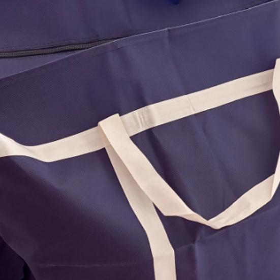 Сумка для хранения одеяла с прочной молнией, усиленными ручками, водонепроницаемой, устойчивой к разрывам тканью, органайзер для хранения одеяла