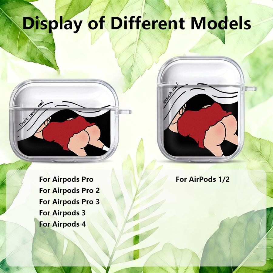 Case For Airpods 1 2 4 Pro Pro3 3 Pro2 Clear Earphone Cases Cover Cute Crayons Shinchan