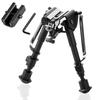 Airsoft Rifle Bipod 6~9 Inch Telescopic Tripod Rack Fits 20Mm Picatinny Rail