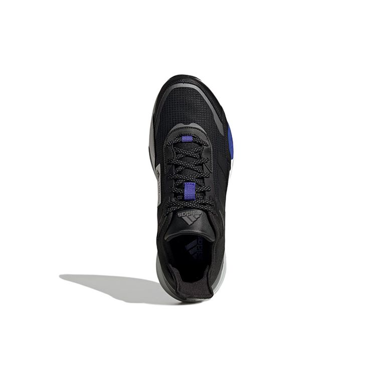 adidas Mts Удобные Модные Нескользящие Износостойкие Низкие Марафонские Беговые Кроссовки Унисекс Черные Синие HQ6109