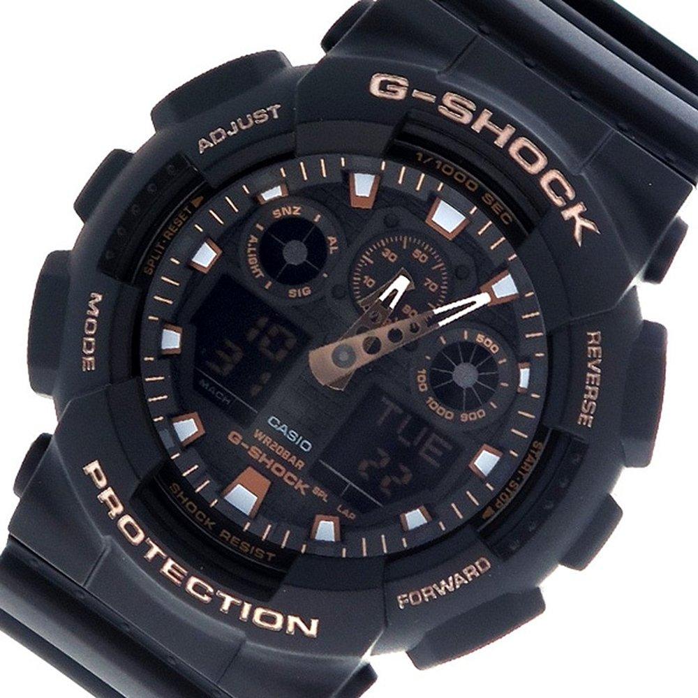 CASIO Часы Casio Аналоговые Цифровые Спортивные Черные G-SHOCK G-Shock Мужские Ana-Digi GA-100GBX-1A4 [Товар]
