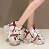 10.5CM New Women's Breathable Mesh Platform Shoes Outdoor Increase Height Chunky Sneakers for Women Casual Walking Shoes Tenis