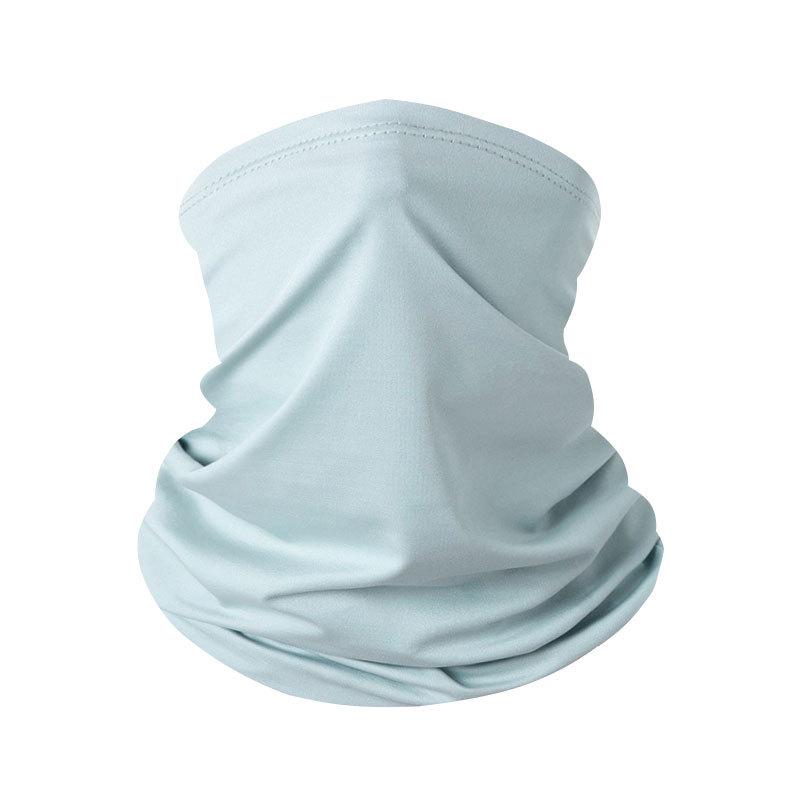 Summer Ice Silk Sunscreen Neck Gaiter: Breathable, Quick-Drying, Multifunctional Headscarf and Cycling Face Mask for Sun Protection
