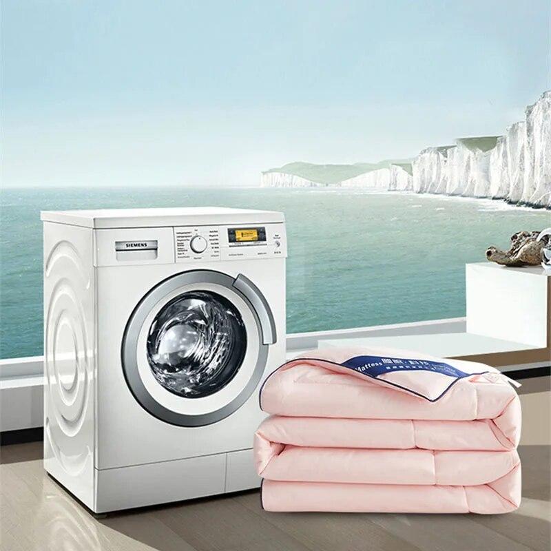 Прохладное тонкое одеяло из ледяного шелка из соевого волокна, высококачественные одеяла для холодного постельного белья на лето, стеганое одеяло с механической стиркой, размер королевы