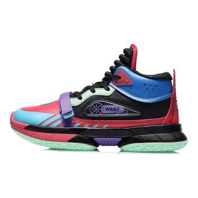 Детские кроссовки средней высоты для баскетбола Li Ning Детские кроссовки Красно-черные YKBQ054-3
