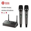 Портативный двойной беспроводной микрофон HuiDu HDS-6604 (Китайская версия)