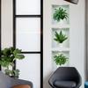 3D Three-Dimensional Potted Green Plant Wallpaper Triptych Living Room Porch Sofa Background Decorative Wall Stickers