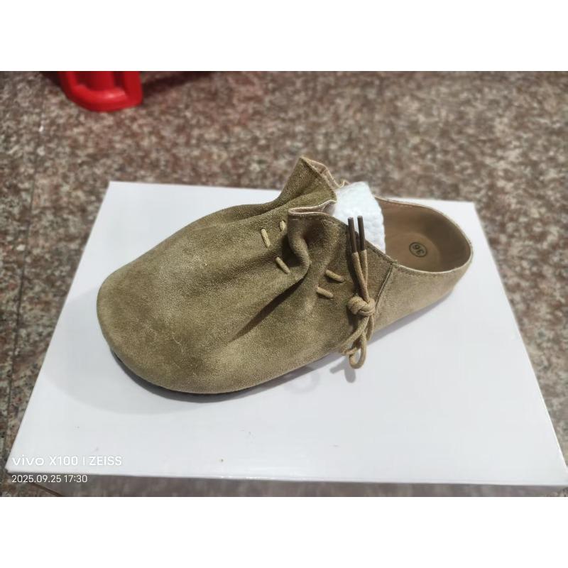 Новые ретро женские полушлепанцы на шнуровке и толстой подошве