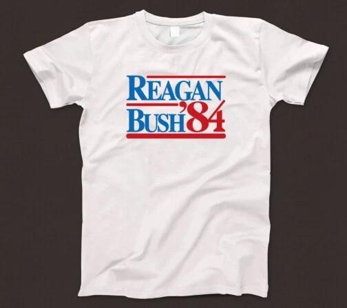 Футболка Reagan Bush 84 580 Ретро Президент 80-е Выборы Трамп Республиканец Рональд
