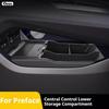 Силиконовый ящик для хранения 2025 ДЛЯ Geely Preface Модификация центральной консоли Противоскользящий коврик Аксессуары Органайзер Декор