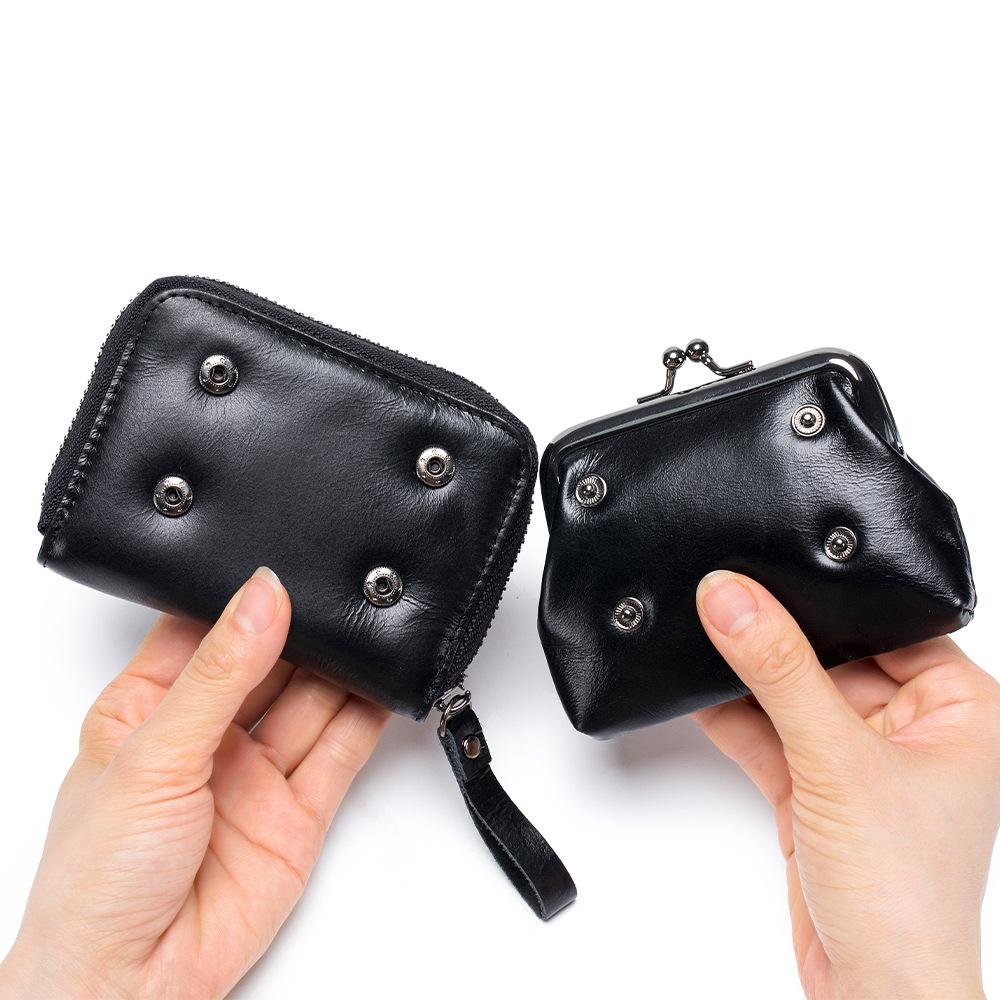 Новая европейская и американская мода сумка для мелочи женская многокарточная сумка для кредитных карт интегрированная съемная сумка-клипса ретро маленький кошелек