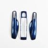 Чехол для ключа автомобиля Gentian Blue Защитный корпус для брелока дистанционного управления для Porsche Macan Panamera Taycan Cayman Cayenne 911 718 Boxster