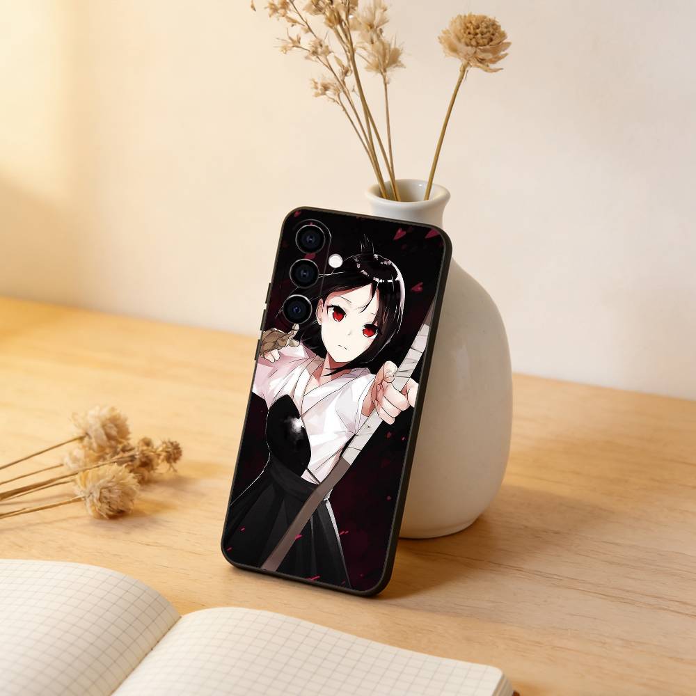 Чехол для телефона Kaguya sama Love is War для Samsung Galaxy A73, A72, A71, A70, A53, A52, A51, Другие Мягкий Черный Чехол