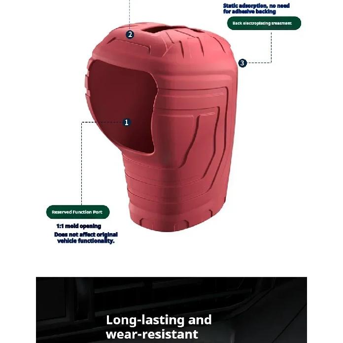 Для Volkswagen Tharu 19-25 Автомобильная Силиконовая Автоматическая Накладка на Ручку Переключения Передач Без Запаха Противоскользящая Защитная Накладка на Ручку Селектора