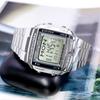 Casio Часы со стальной пряжкой и аккумулятором, срок службы 10 лет, банк данных Telememo, бесплатная пряжка