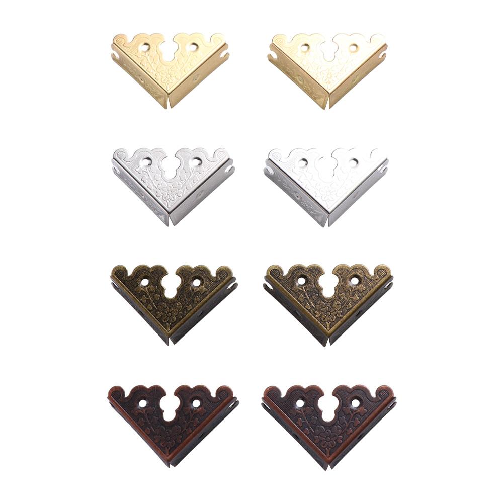 Угловые кронштейны Защитная крышка для края Декоративный Угловой Защита для углов мебели Деревянный ящик Защита углов Треугольный угол