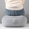 Foldable Inflatable Booster Seat Plush Fabric Travel Press Leg Stool  Outdoor Camping