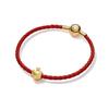 Pandora Lucky Rabbit Woven Leather Bracelet Women bracelet ZT2583