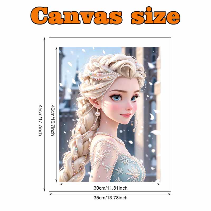 Disney Жемчужная Живопись Королева Эльза Сделай Сам Жемчужное Искусство Живопись Жемчужными Камушками Картины Поделки Особая Форма Домашний Декор Стен