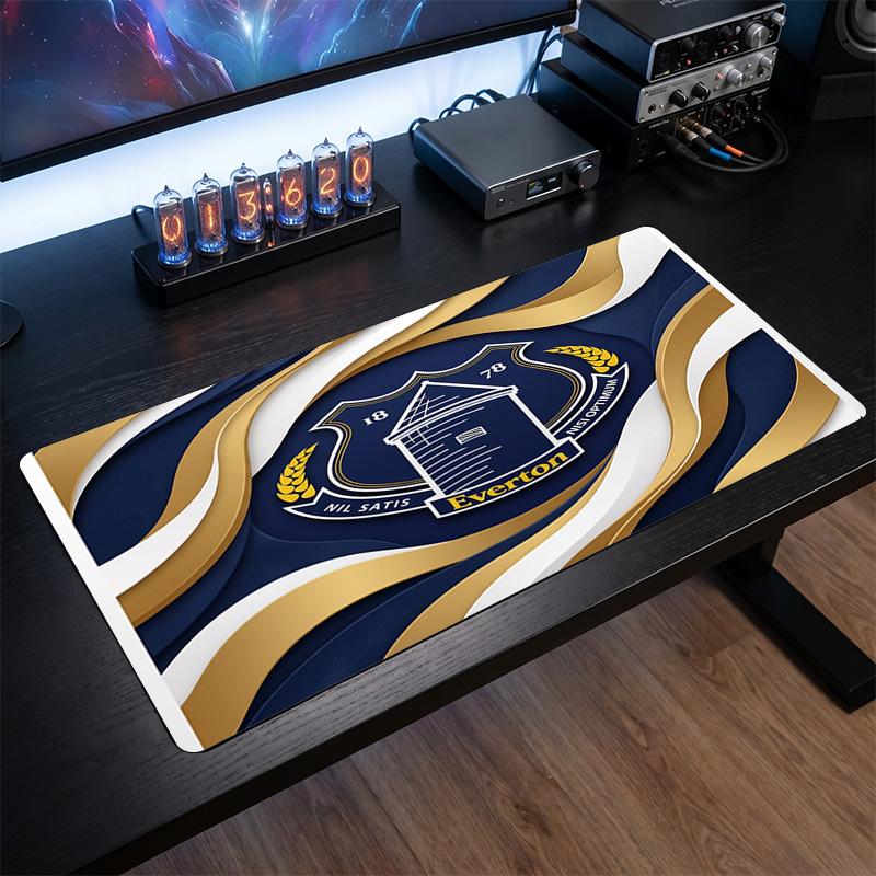 Игровой коврик для мыши Everton Football Print, большой, противоскользящий, расширенный, для офиса, дома