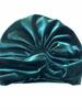 Sara Women' Turban Bottle Green Velvet Headwear Fashion and Comfort