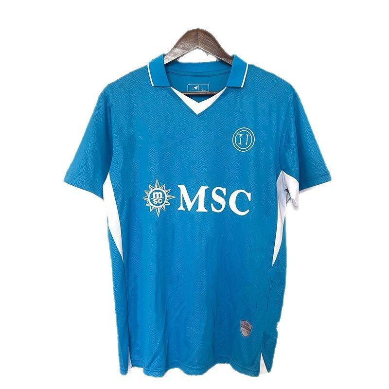 Napoli 2023-24 Home Away Goalkeeper Edition Champion Commemorative Soccer Jersey Cotton