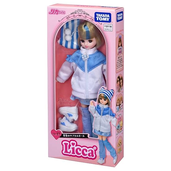 Takara Tomy Licca-chan Doll LD-17 Harajuku Subculture Girl Dress-up Pretend Play Toy Ages 3 and up