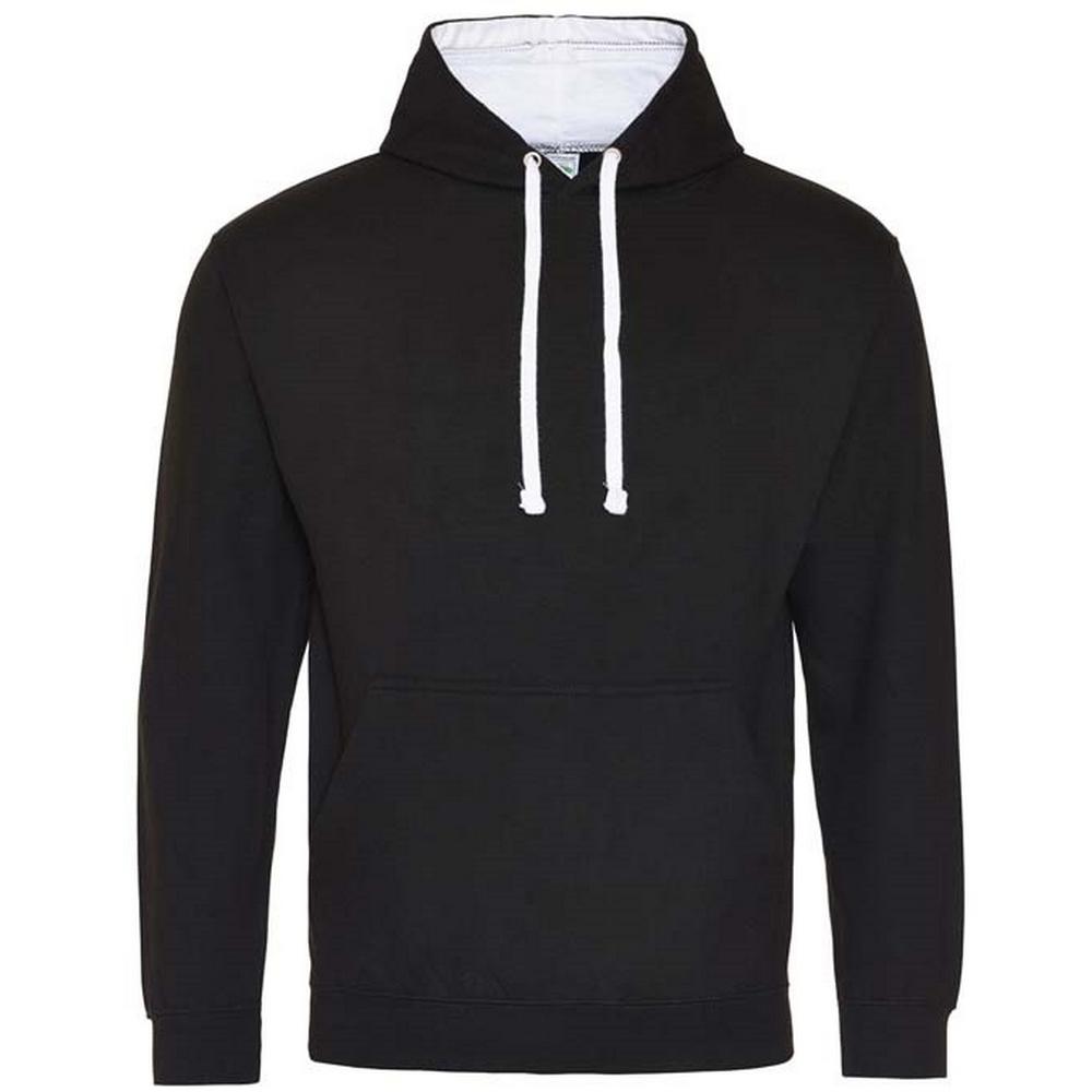 Унисекс толстовка с капюшоном Awdis для взрослых, однотонная, в стиле "varsity"