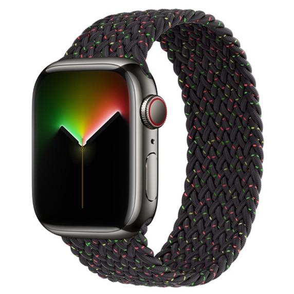 Плетеный ремешок из нейлоновой ткани Solo Loop для Apple Watch Band 44 мм 40 мм 38 мм 42 мм эластичный браслет для Iwatch Series 6 SE 5 4 3