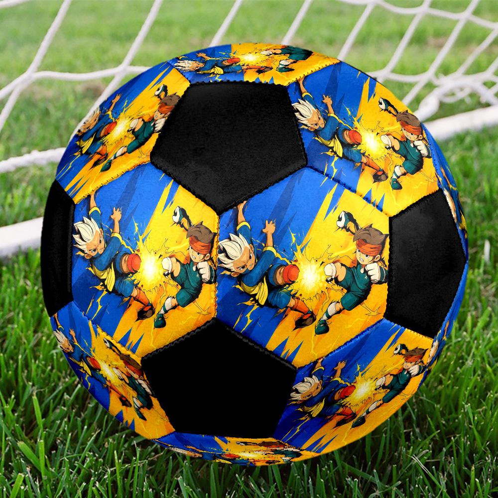 Футбольный мяч Inazuma Eleven Цветной Для всех возрастов Машинная строчка ПВХ Готов к соревнованиям Прочный Высокий отскок.РАЗМЕР5