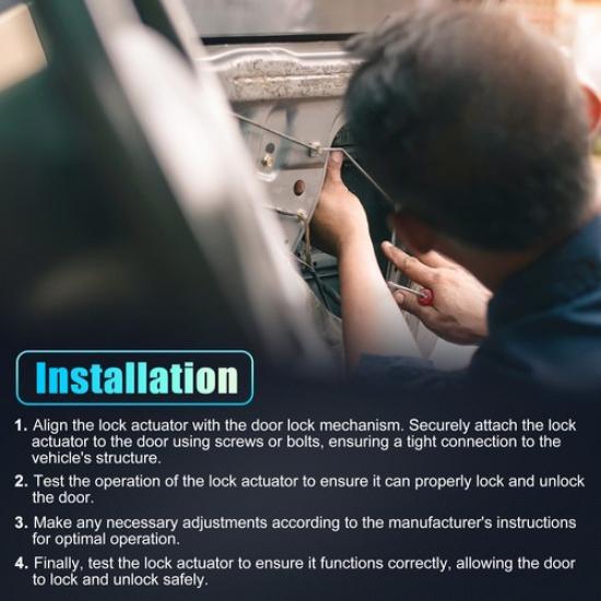 Два моторчика актуатора замка задней левой и правой двери для Mazda 5 № C23573350