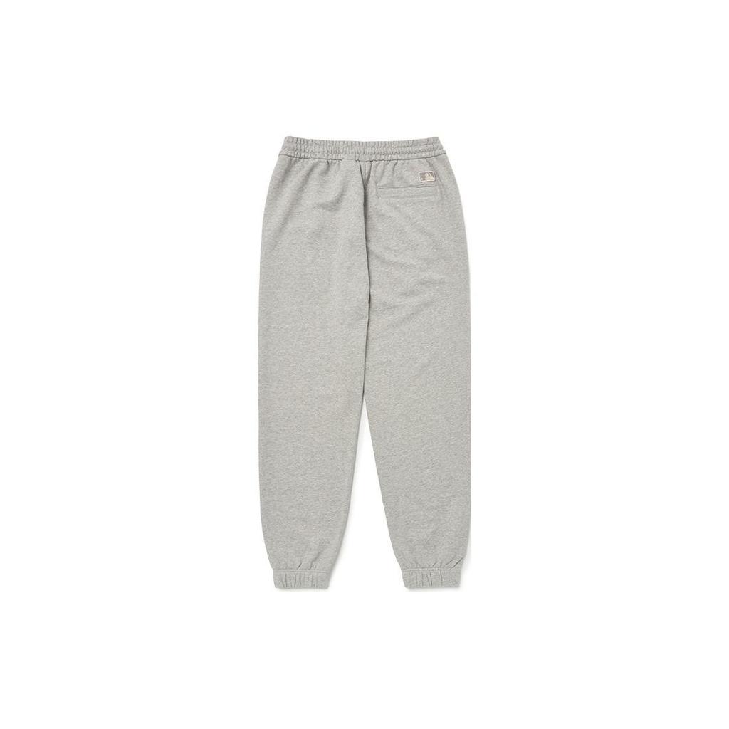 MLB Printed Logo Drawstring Joggers Unisex bottoms Gray 3APTB0724-43MGS