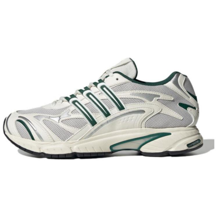 adidas Originals Temper Run 2.0 Противоскользящие Износостойкие Низкие Массивные Кроссовки Унисекс Белые Серые Зеленые Кроссовки JR9561