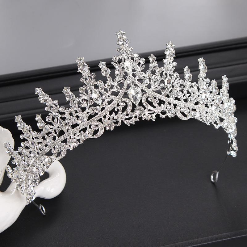Crown Headdress Bridal Wedding Dress Accessories Birthday Party Photo Host Performance Crown Jewelry