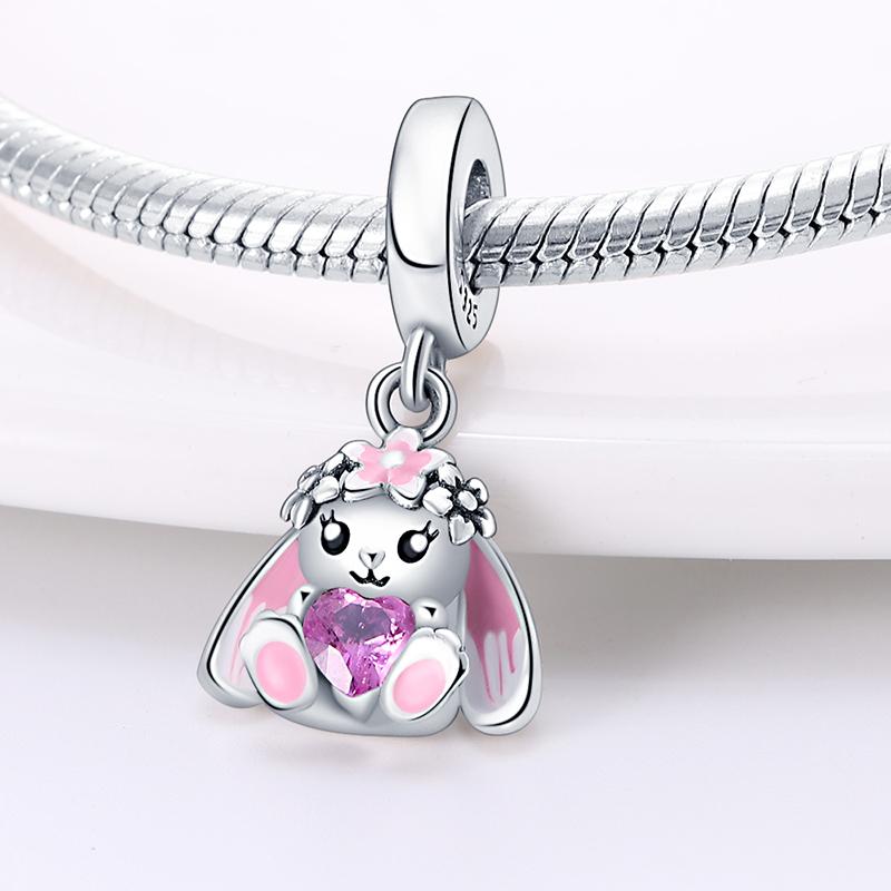 100% серебряная чашка 925 пробы с музыкальным котом, розовыми кошачьими лапками, бусины, подходят для оригинального браслета 925 пробы, изящные милые ювелирные изделия, подарок своими руками