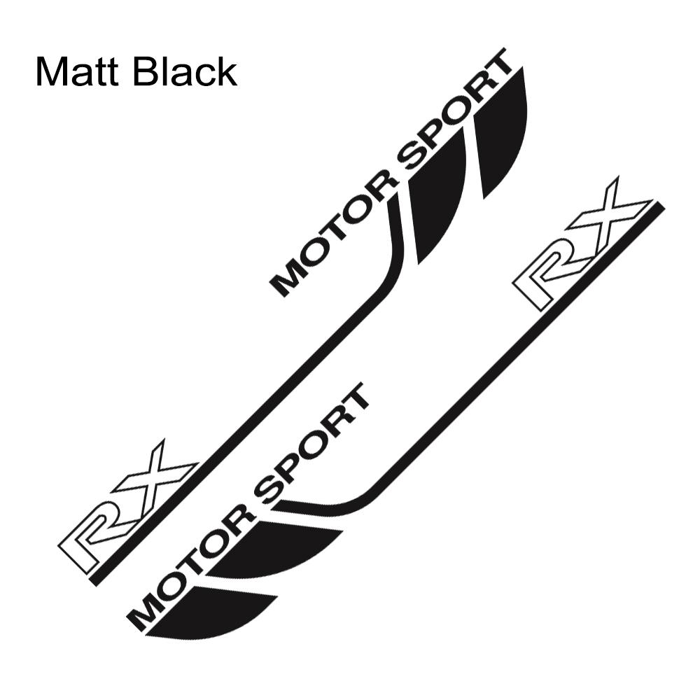 2 шт., наклейки с боковой полосой на дверь автомобиля для Lexus RX 350 250 300, моторная графика, спортивное украшение кузова, автоаксессуары, винил