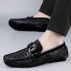Men Loafers Leather Men's Business Shoes for Men Formal Mariage Wedding Shoes Trendy Flats Italian Loafers Dress Shoes
