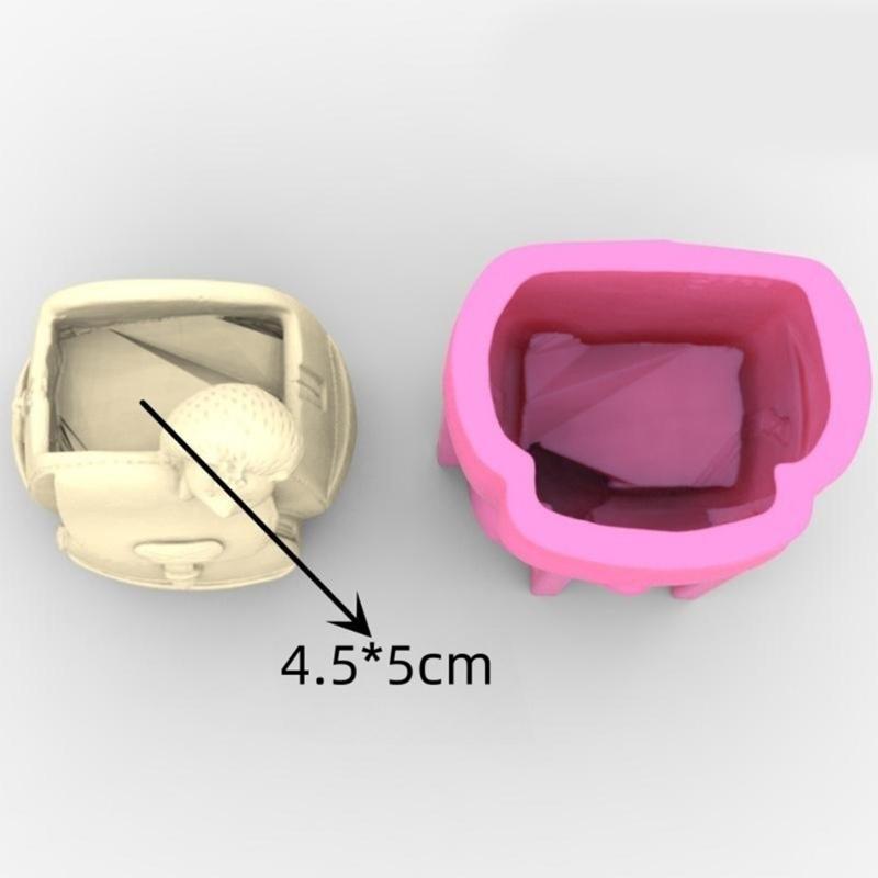 Hedgehog Succulent Planter Mold for Concrete Crafts Home Decor Hedgehog Flower S Molds Garden Statues Craft